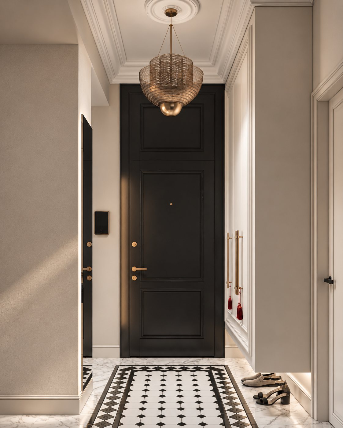 Квартира в Altbau · Неоклассика – Вход